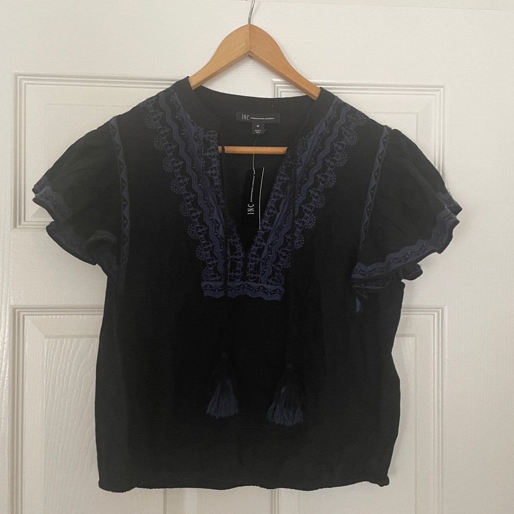 🖤 INC International Concepts Lace Blouse 🖤